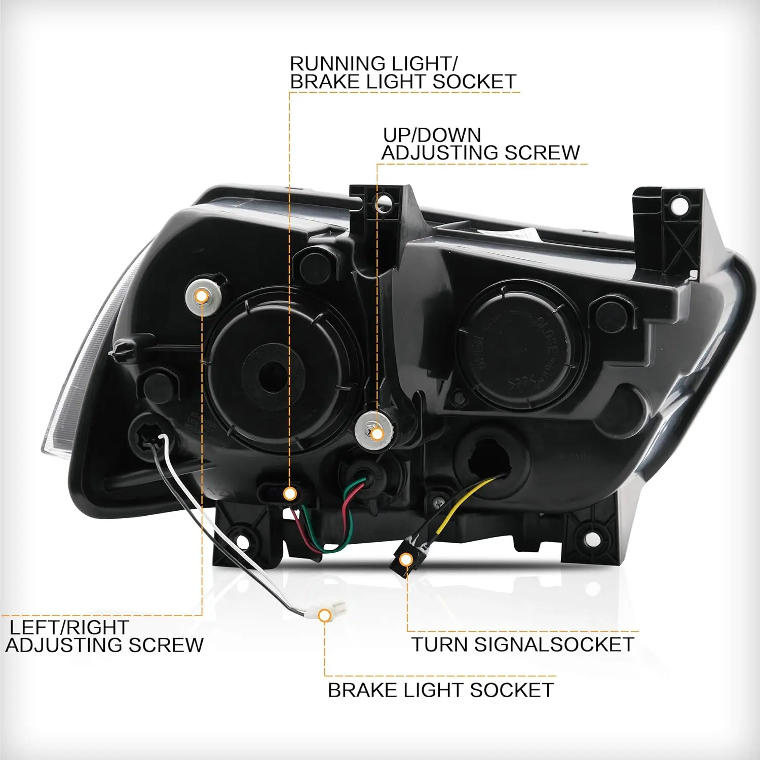 Фара в сборе подходит для Dodge Charger 2011 2012 2013 2014 (не SE) головная фара с DRL