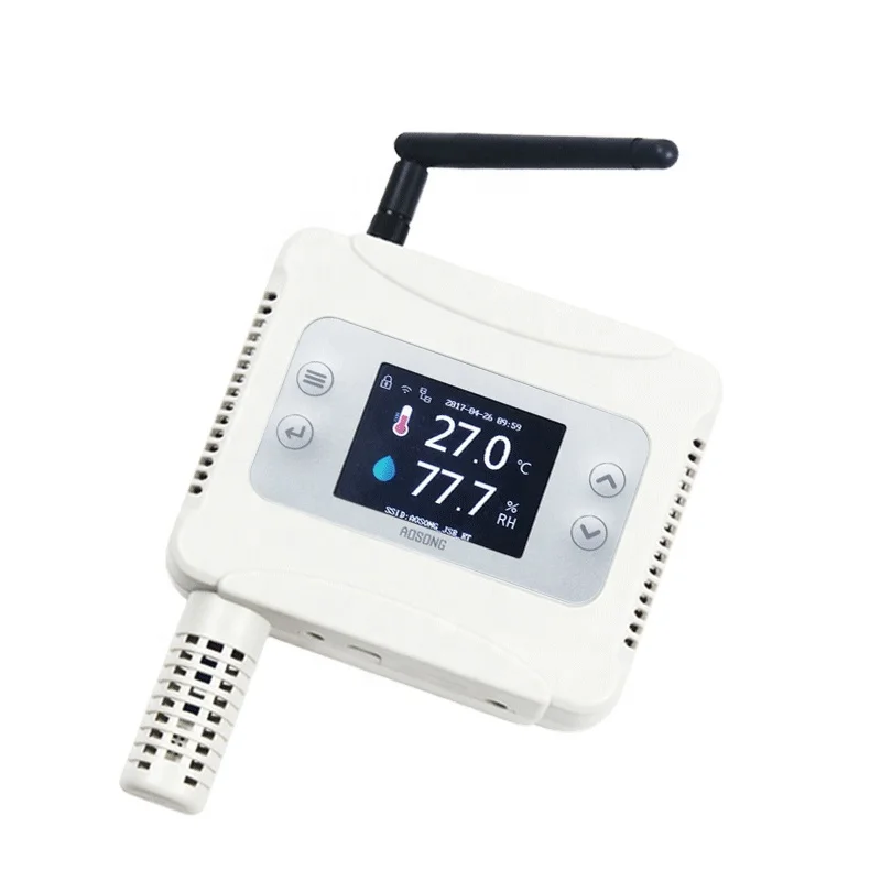 

WIFI Real Time Monitoring Temperature Sensor Thermometer Hygrometer Modbus Temperature Humidity Transmitter Recorder