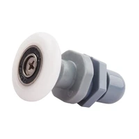 shower room push and pull glass door and window nylon steel axle roller gray plastic casters