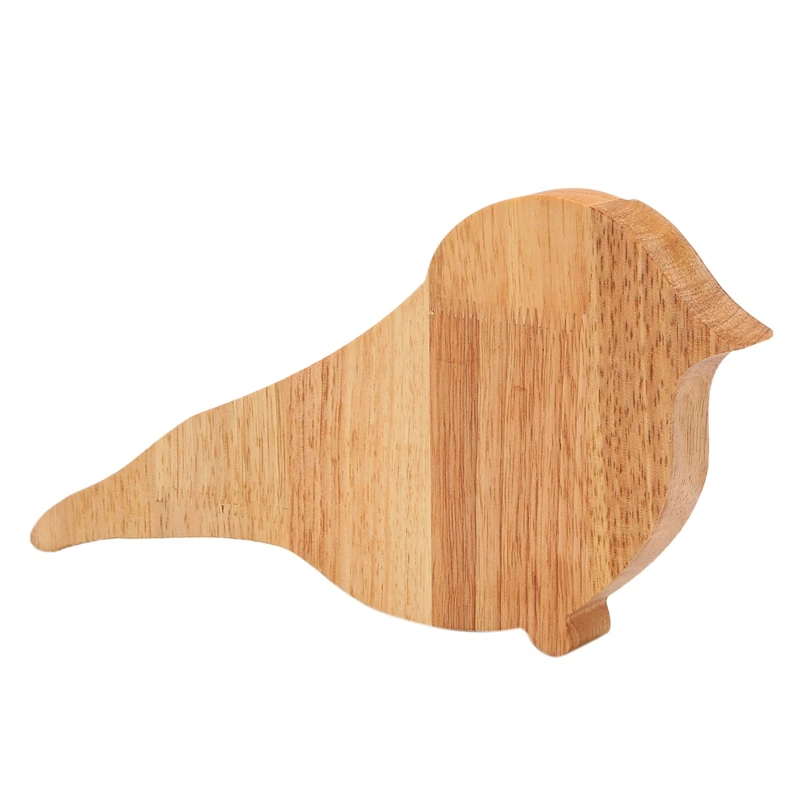 Птичья копилка креативная мультяшная сосновая прозрачное украшение подарочное