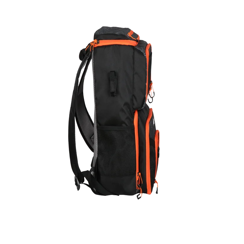 Ozark Trail Elite Fishing Tackle Backpack with Bait Cooler, Black