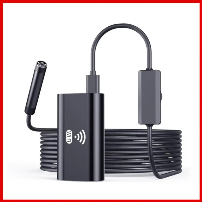

Эндоскопическая камера F99, Wi-Fi, HD 720P, 8 мм, USB, Полужесткий кабель, водонепроницаемый беспроводной бороскоп для осмотра автомобиля, для Iphone, ...