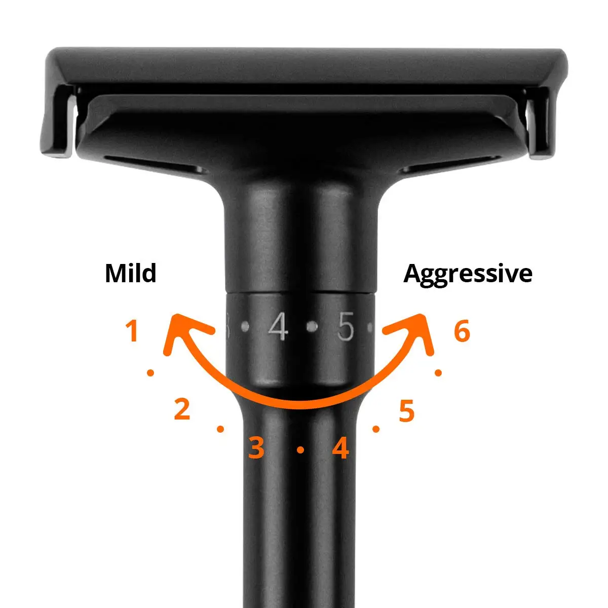 Luxurious Black Adjustable Safety Razor Can Design Name on It Classic Stand Men Shaving 5 Gift Blades |