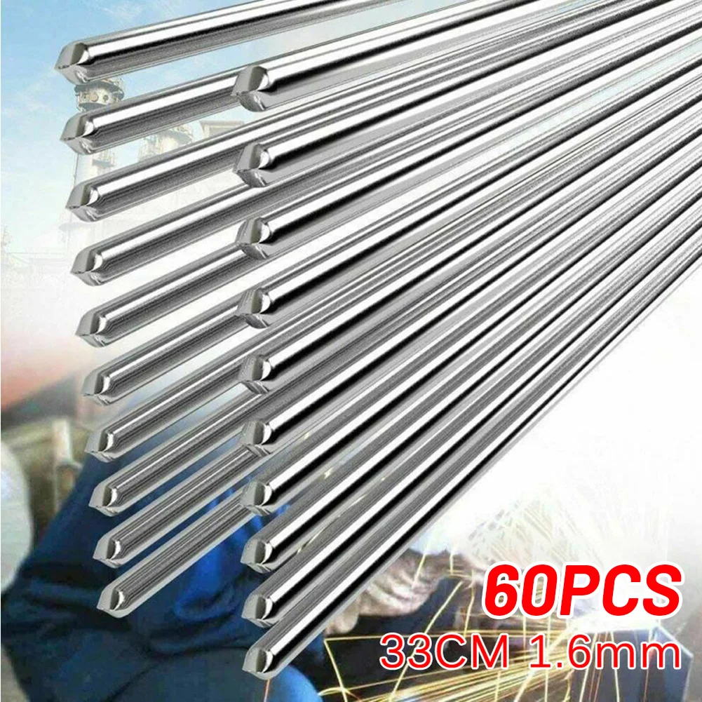 

Soldering Insturant Welding Solder Wire Low Temperature Aluminum Brazing Repair Rods Easy Tool 60Pcs 33cm Length Diameter 1.6mm