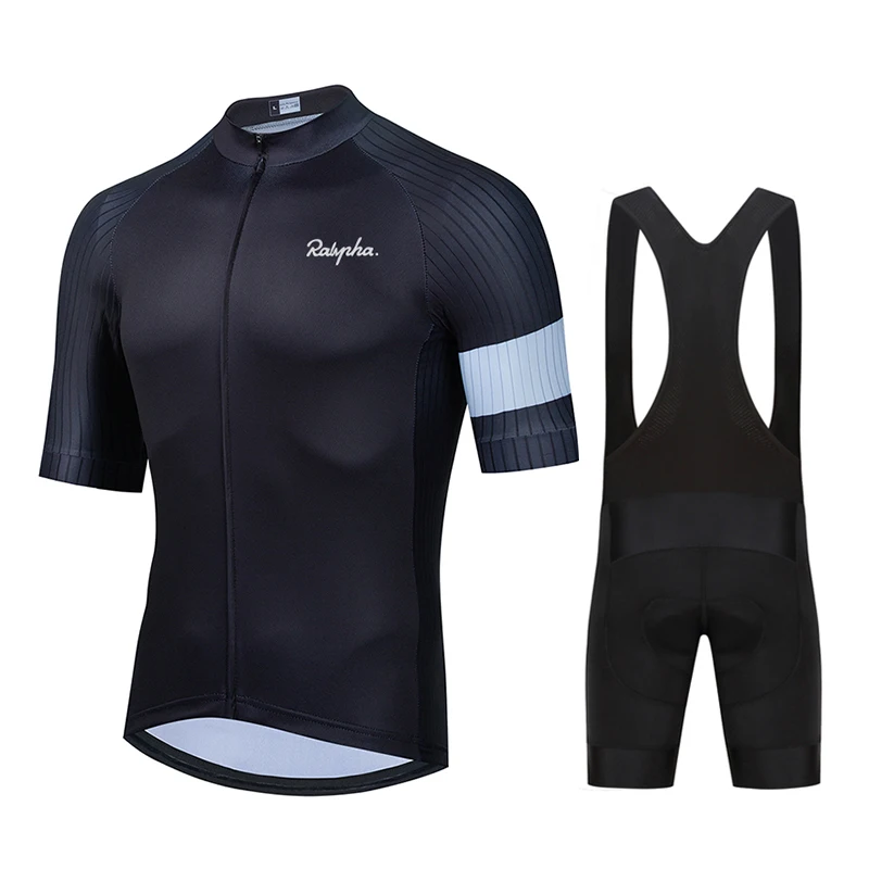 

Ralvpha Summer Cycling Jersey Set Quick-dry Team Racing Sport Bicycle Jersey Mens Cycling Clothing Short Bike Clothes