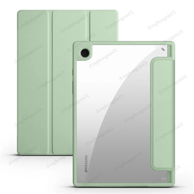 

Cover for Samsung Galaxy Tab A8 2021 10.5 inch SM-X200 SM-X205 SM-X207 Tablet Case Clear Acrylic Foding Cover For Galaxy Tab A8