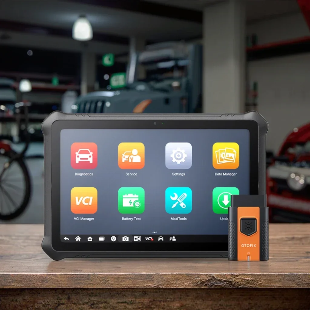 Фото OTOFIX D1 для Bluetooth диагностического сканера OBD2, инструмент для кодирования ECU, двунаправленный анализатор для автомобилей, анализатор двигателя. №5