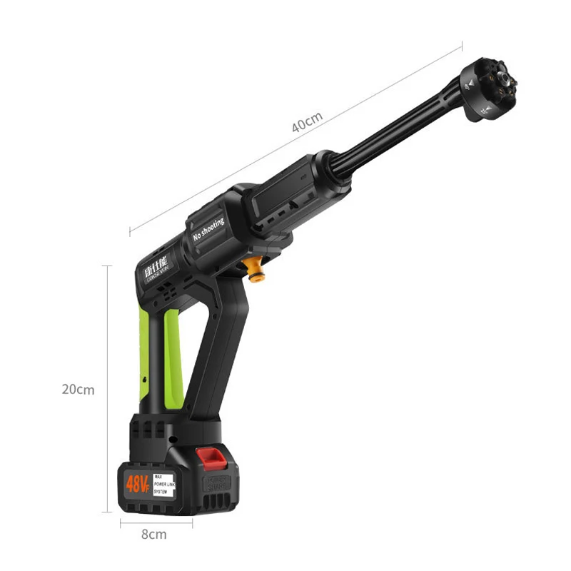 

1000 Вт 30000 мАч Беспроводная Автомойка высокого давления водяной пистолет для мойки автомобиля перезаряжаемая литиевая батарея портативная автомойка