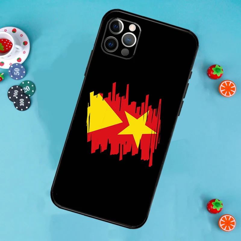 Чехол для телефона с флагом Тигрей для iPhone 17 Air, 16, 15, 14, 13, 11, 12 Pro Max, 13, 12 mini, 15, 16 Plus, 16e. (art.: 3920db340cfdf) - 3920db340cfdf