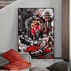 Японские Аниме Плакаты и принты, Луффи дракон, искусство, холст, живопись, Ultimate Anime Tribute, Настенная картина для комнаты, украшение для дома