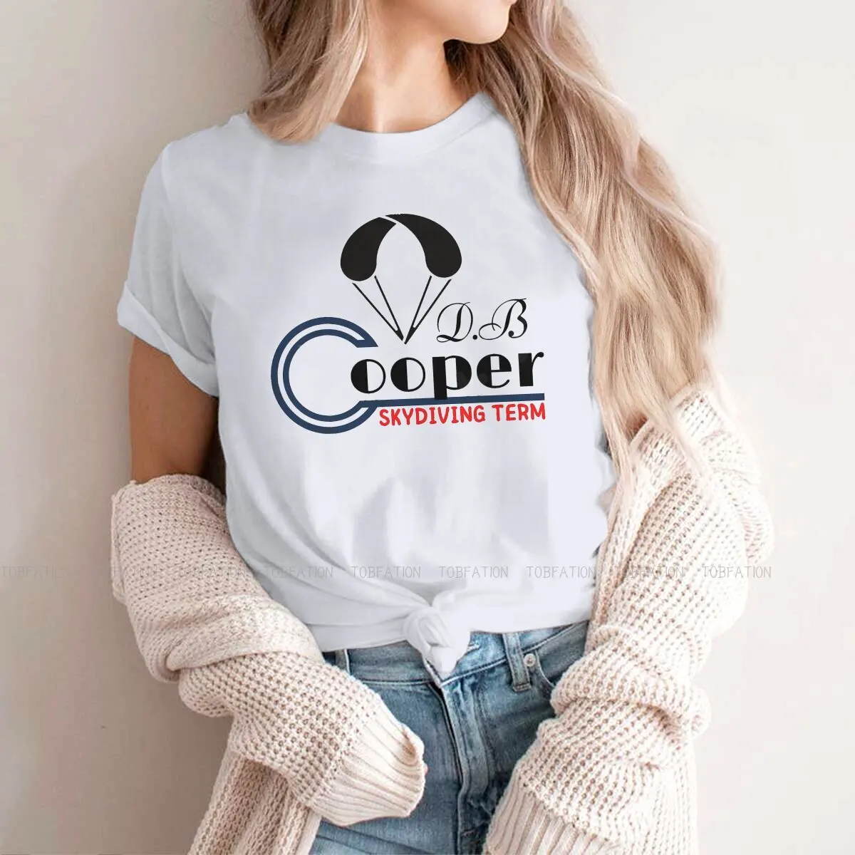 

Skydiving Term 4XL TShirt DB Cooper Hijack Style Tops Comfortable T Shirt Female Tee Special