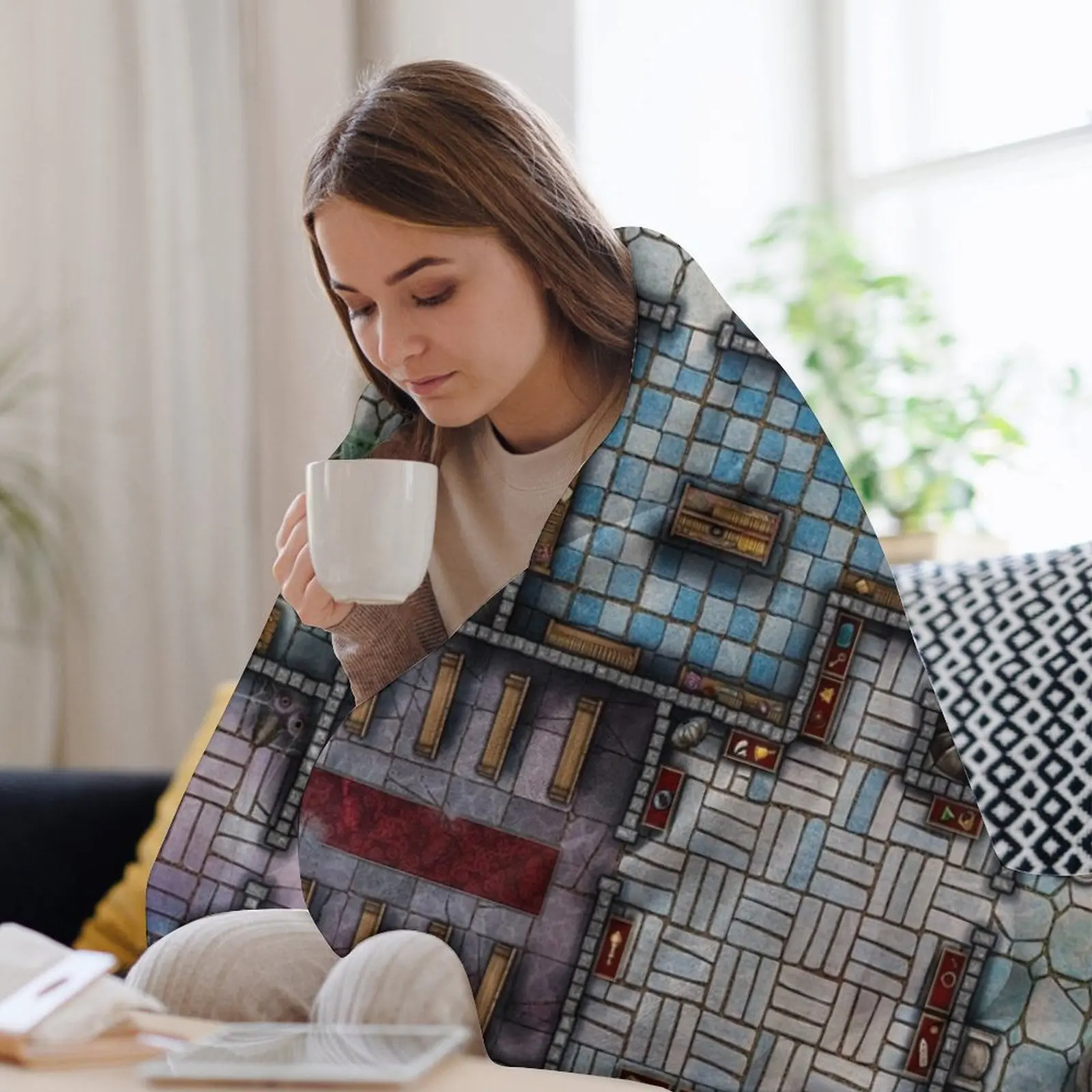 Пушистое одеяло Dungeon Delve Adventure Fantasy RPG