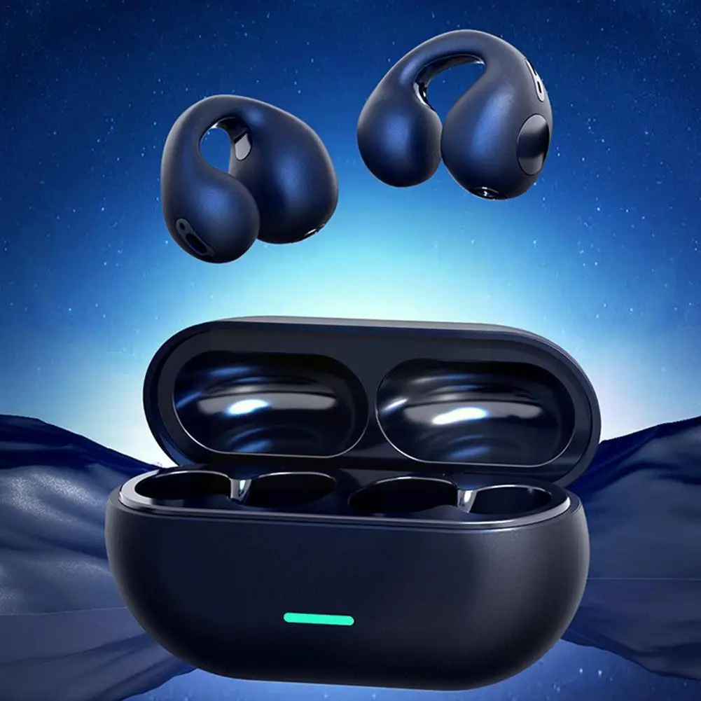 

Беспроводные наушники, Bluetooth наушники с клипсой, HD микрофон, наушники-вкладыши с спортивной проводимостью звонков, TWS гарнитура X7F8