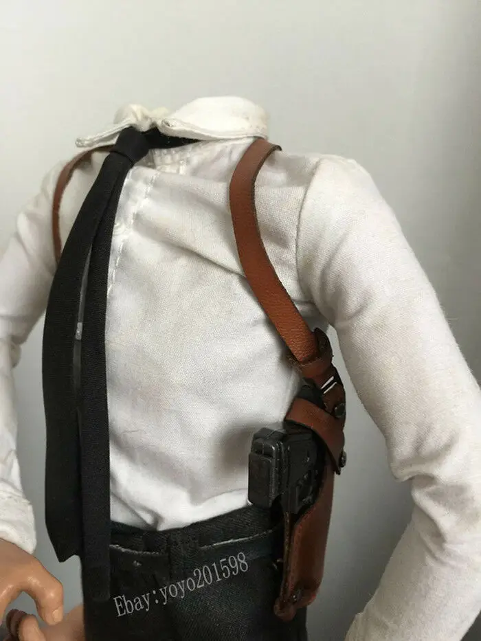 1/6 коричневый кобура Модель подмышек Stealth Holster F12 &quotМужской фигурный корпус |