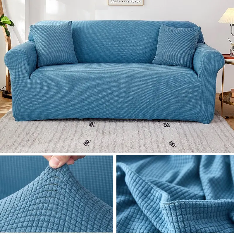 

Sofa Cover for Living Room Thick Elastic Polar Fleece Cover for Sofa Couch Armchair 1/2/3/4 Seater L Shaped Corner Sofa Cover