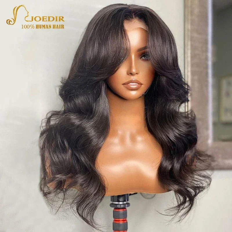Joedir Body Wave Lace Frontal Wig Glueless Pre-plucked Lace Wigs Transparent Lace Front Human Hair Wigs For Women Brazilian Remy