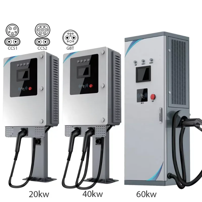 20 кВт 30 40 постоянная электромобильная зарядная станция коммерческая напольная CCS