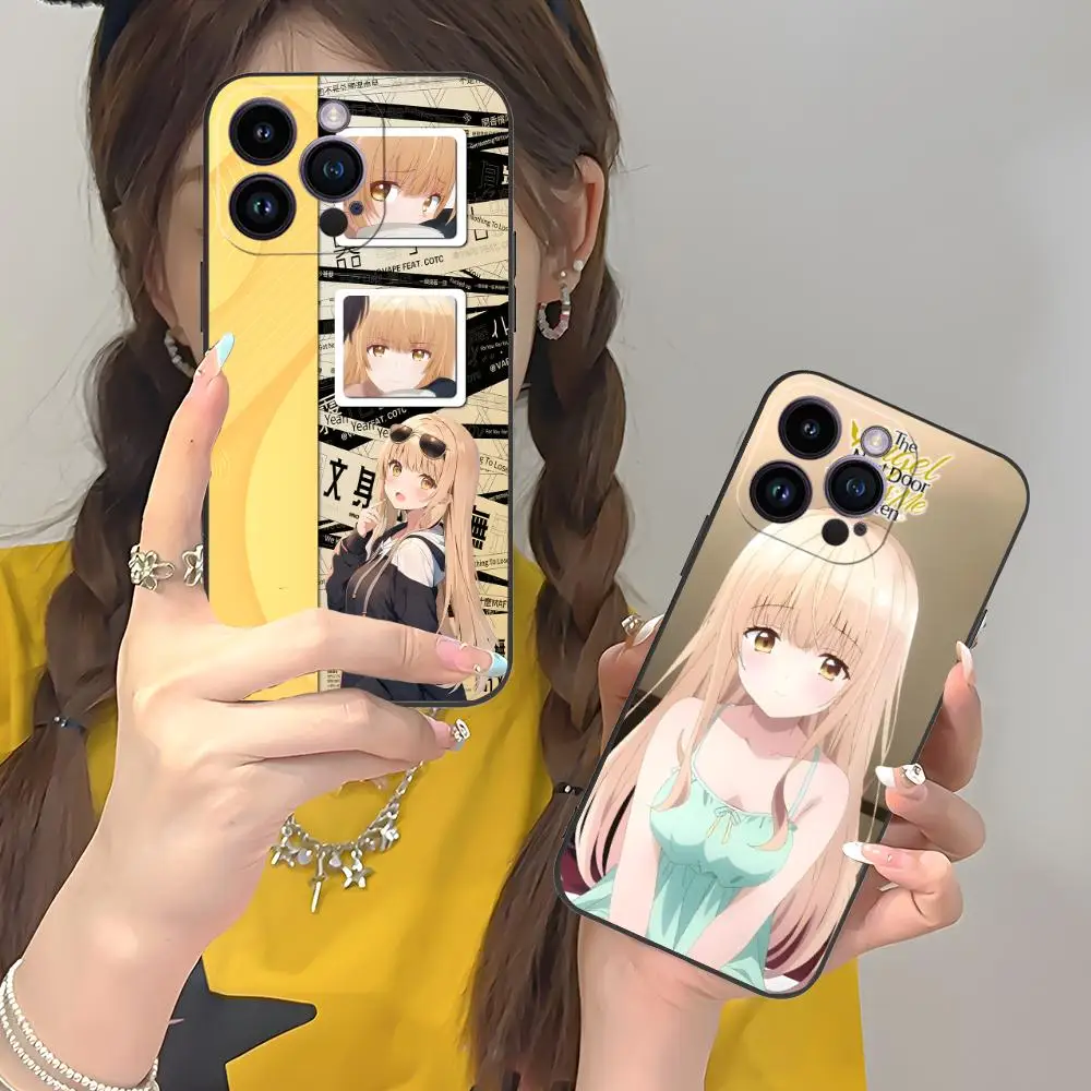 Фото Чехол для телефона Angel Mahiru Shina Anime для iPhone 16, 15, 14, 13, 12, 11 X XR XS 8 7 Pro Max Plus, мини-цветный роскошный смартфон, красивый №1