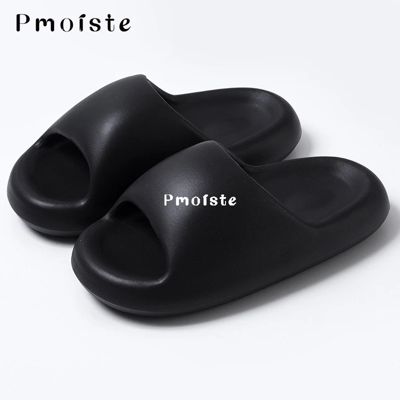 Couple Slippers for Women Indoor No-slip Lightweight Bathroom Slippers 2023 Trends Summer Soft Bread EVA Slippers