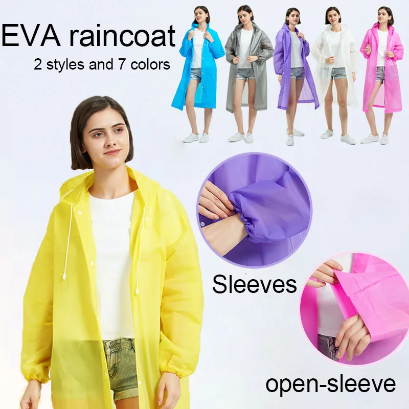 

Raincoat Women Men Children Impermeable Thickening Waterproof Raincoat Travel Outdoor Poncho Raincoat Hooded Raincoat