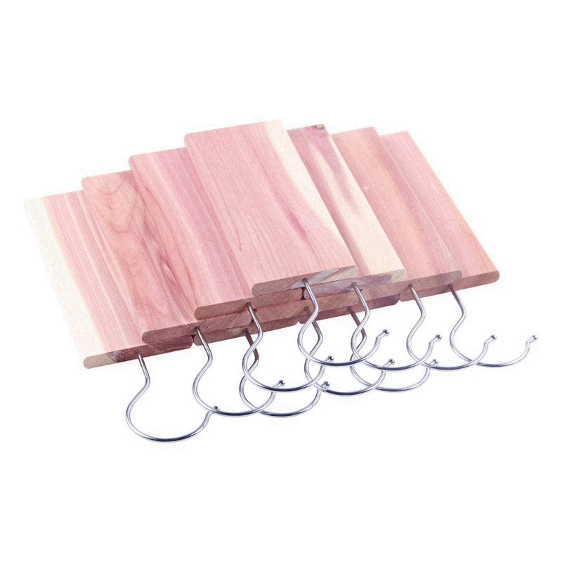 

10PCS Cedar Hang Up for Clothes Storage Natural Cedar Wood Blocks for Closets Drawers