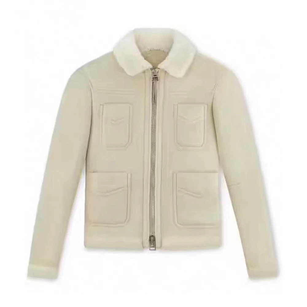

NIGO Four Pocket Leather Jacket Coat #nigo2957