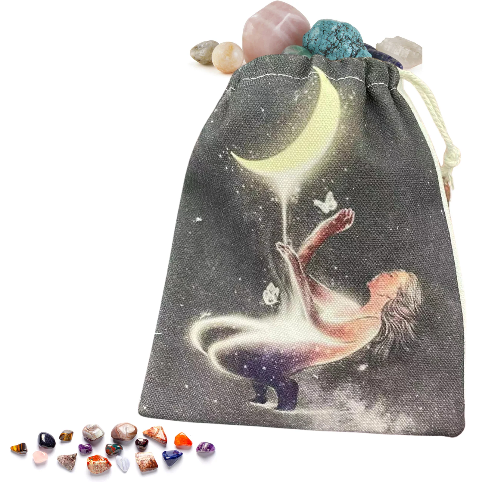 

Novel Tarot Card Pouch Drawstring Gift Bags Home Accessories Gifts