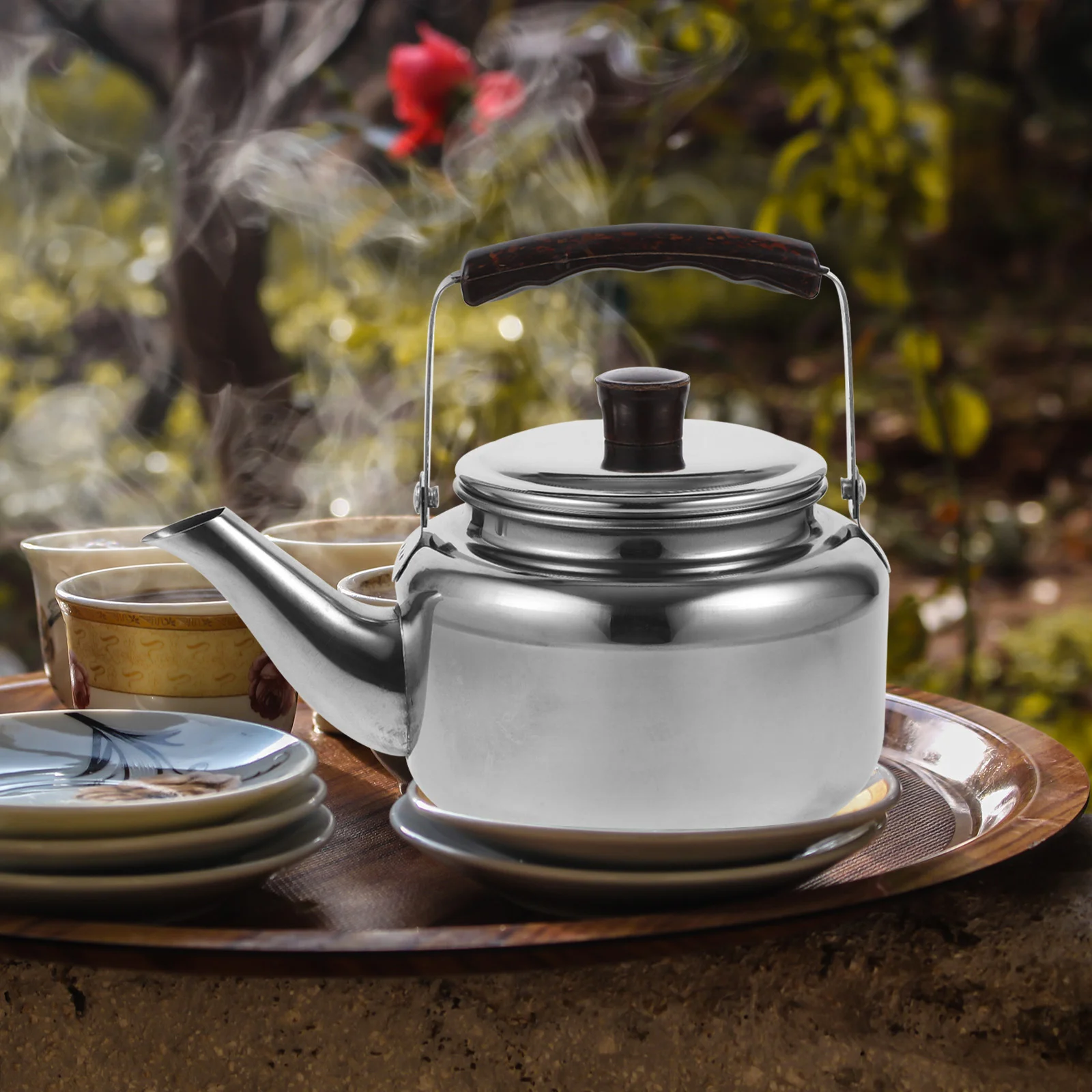 

Pot Stainless Steel Kettle Home Teakettle Gas Stove Household Heating Water Prcatical Make