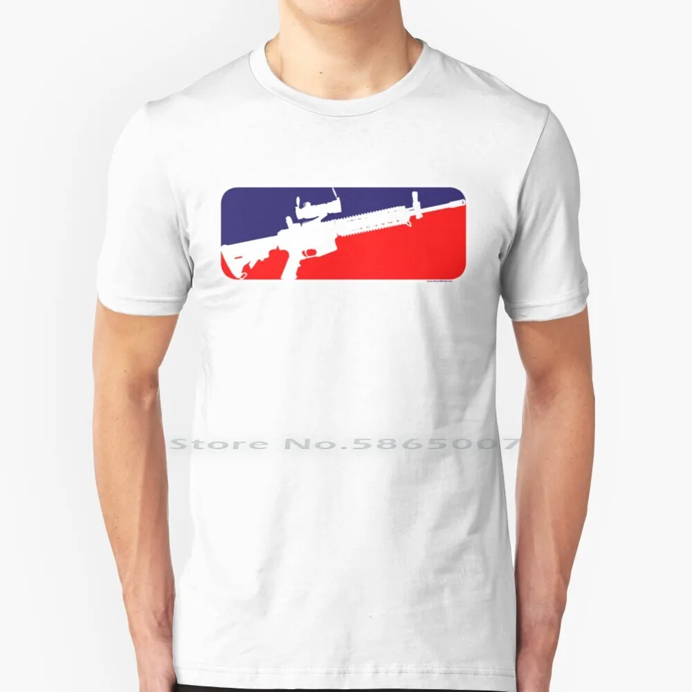

Major League T Shirt 100% Cotton Ar15 Guns Tactical Major League Big Size 6xl Tee Gift Fashion