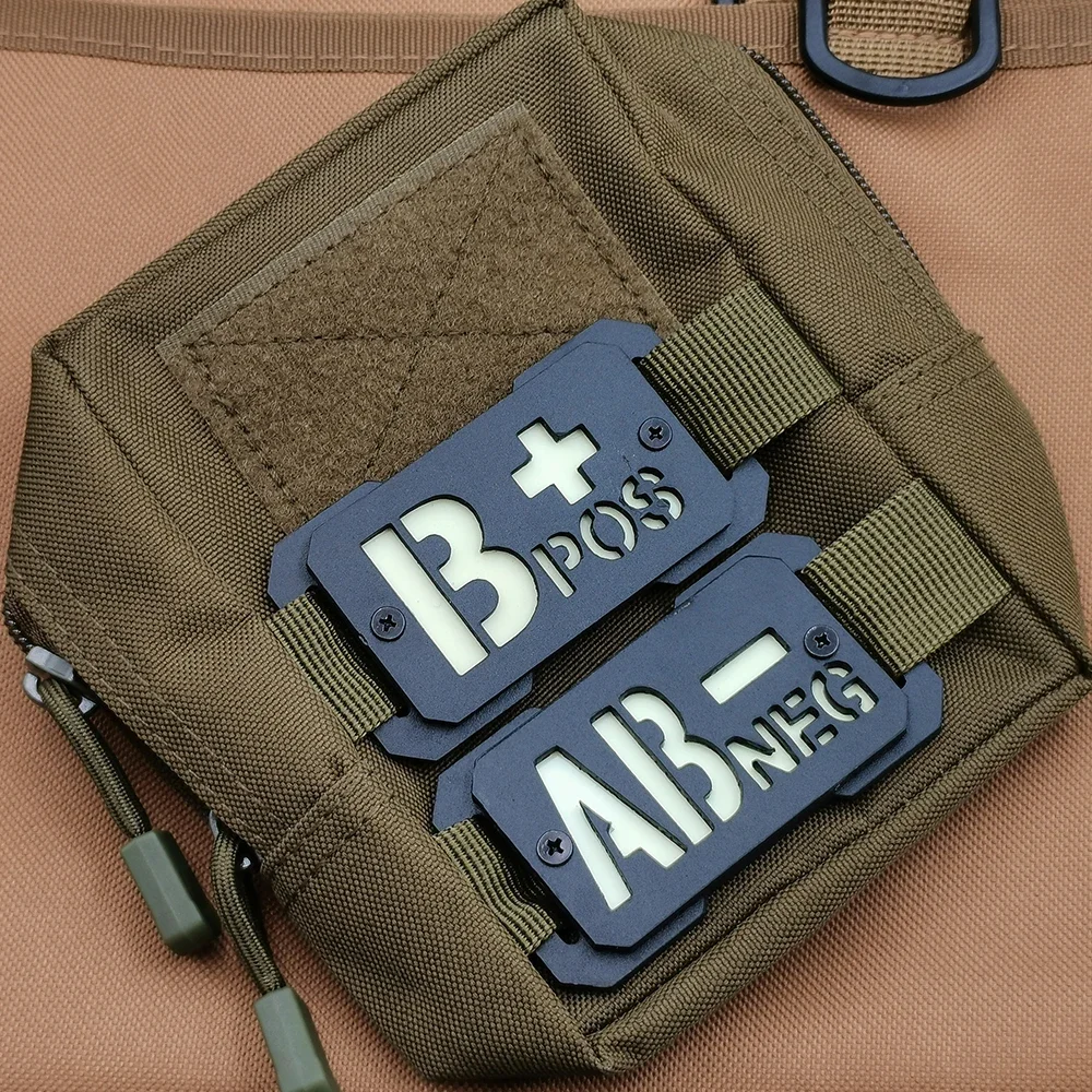 Уличная сумка Molle пряжки для ремня Blood A B O AB POS NEG Tatcical Tag Patch тактическая рубашка