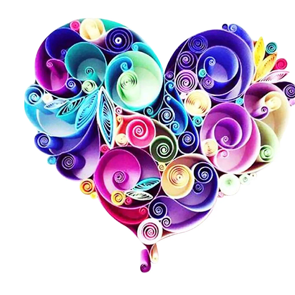 

Heart Diamond Painting 5D Diamond Embroidery Home Office Wall Decoration Crystal Cross-stitch