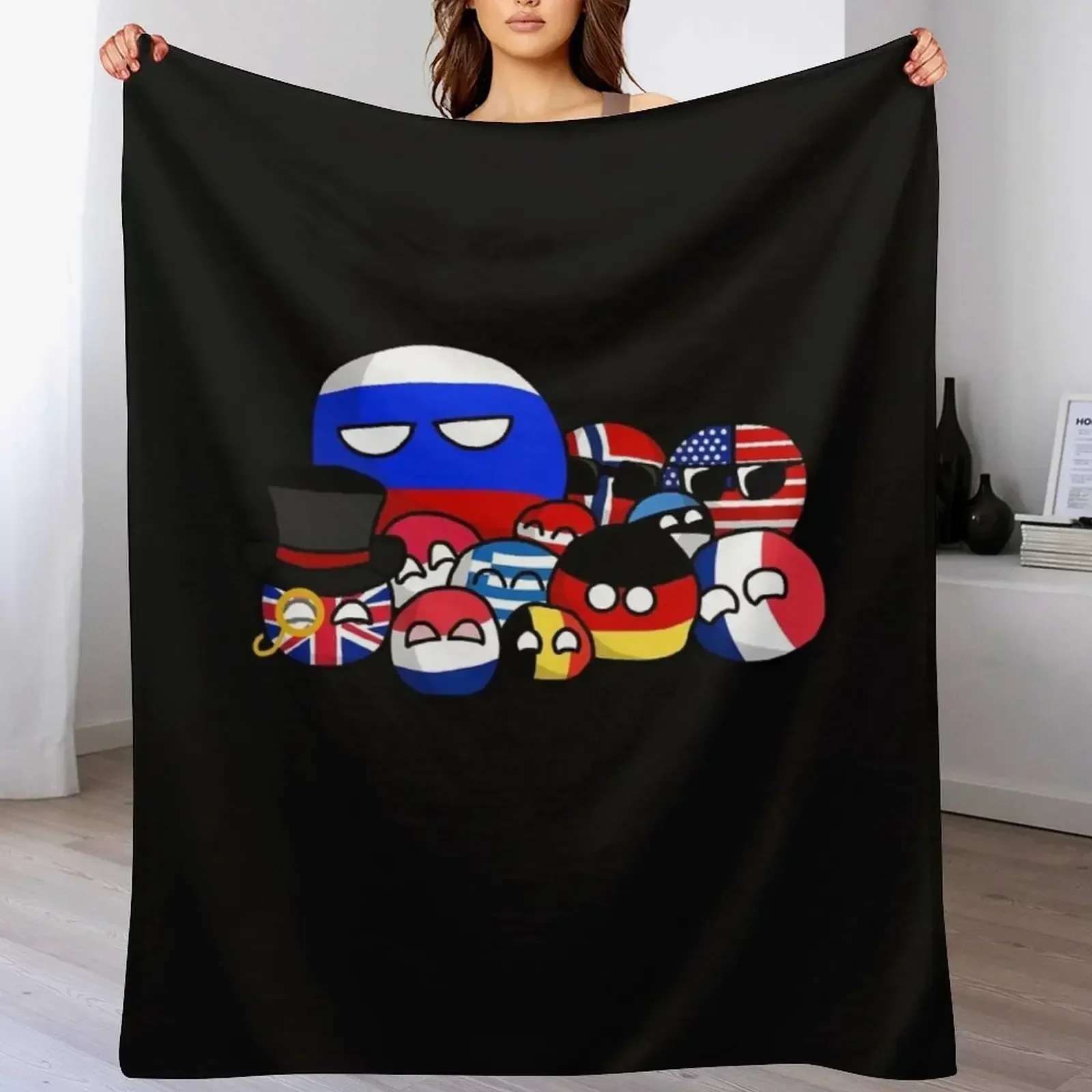 Countryballs Джерси DMN дизайн пледы кровать модные одеяла для спальных мешков