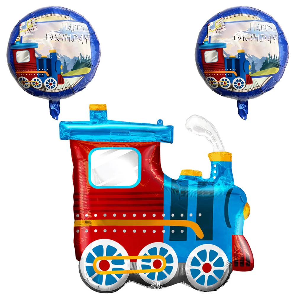 

3 шт./компл. маленький воздушный поезда для украшения дня рождения, детские подарки, сувениры, поставки гелиевых фольгированных воздушных ша...