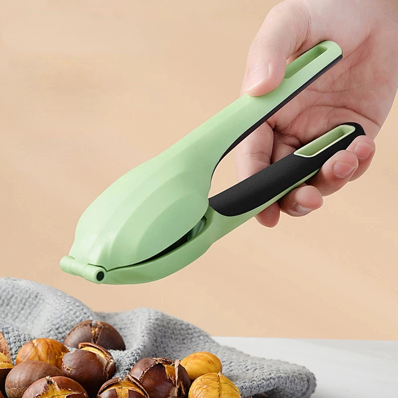 New Chestnut Opener Plastic Cross Sheller Kitchen Home Accessories Gadgets Shelling Creative Chestnut Clip Cross Cutting Knife