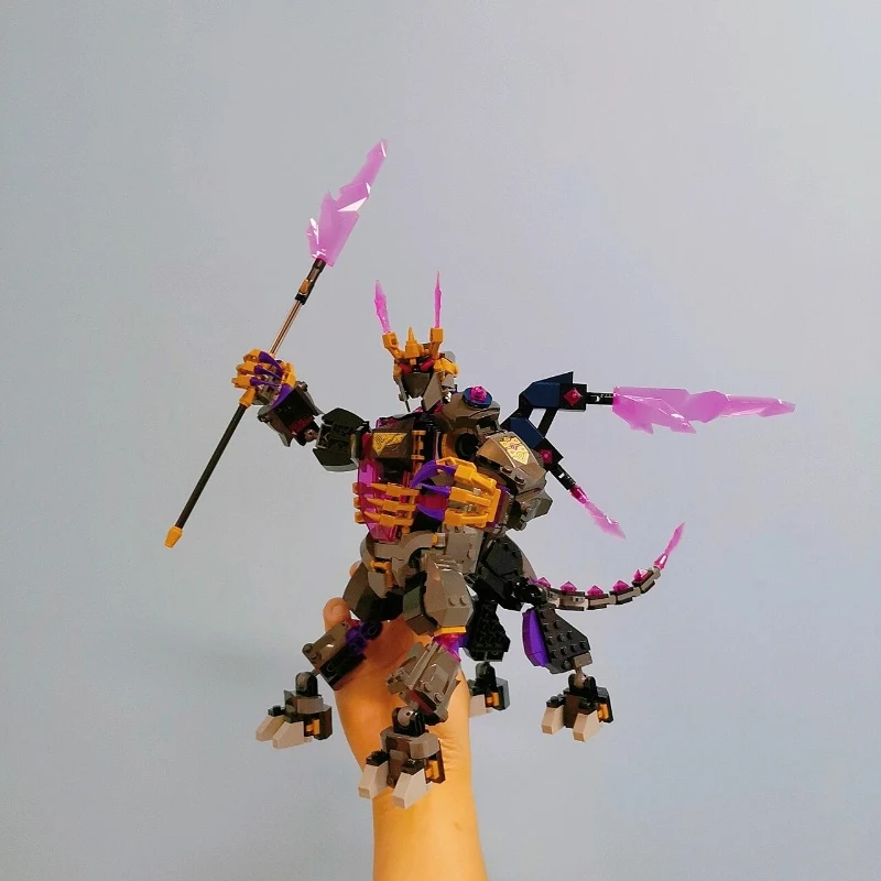 720 шт. строительные блоки Crystal King подходят 71772 кирпичей классическая модель фильма