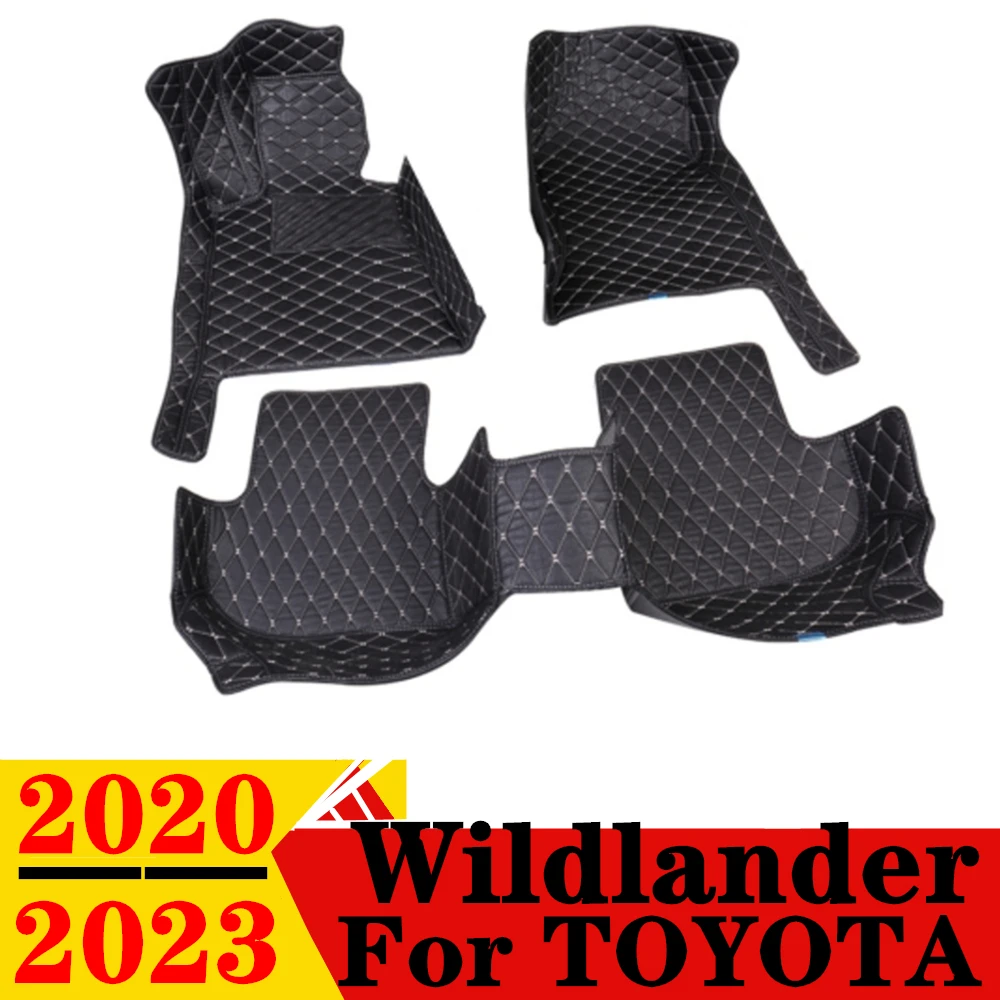 

Car Floor Mats For Toyota Wildlander 2020-2023 Waterproof XPE Leather Custom Fit Front & Rear FloorLiner Cover Auto Parts Carpet
