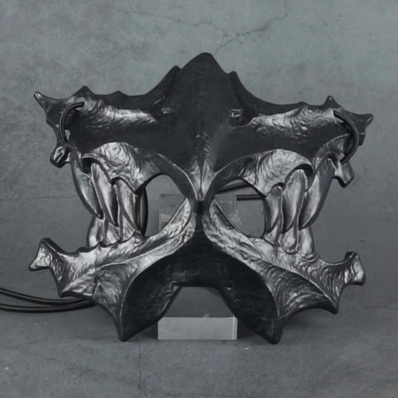 Маска вечерние с длинными зубами демон самурай искусственный волк дракон дикая
