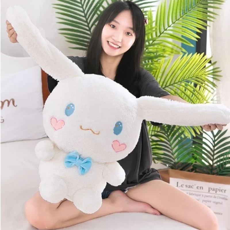 

Sanrio Kawaii Cinnamoroll Dog Plush Toys Pillow Stuffed Animal Comfort Soft Dolls Birthday Christmas Gift Cartoon Anime Toy