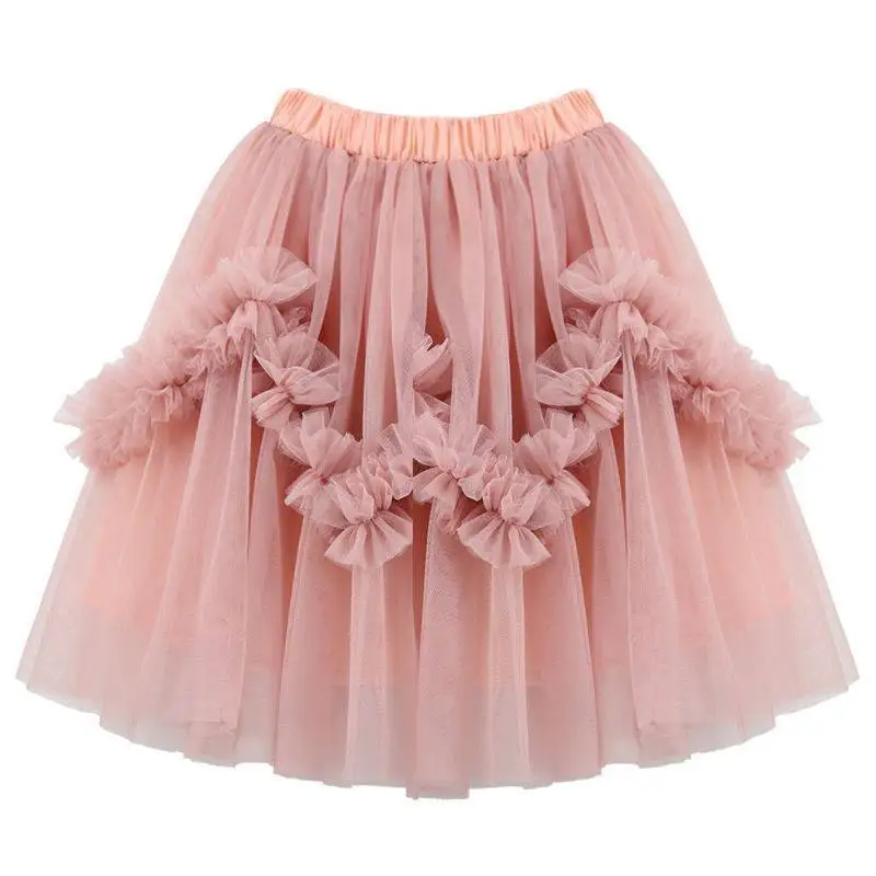 

2022 New Children's Skirt Girls Mesh Princess Skirt Spring and Summer New Children's half Skirt Short Skirt Puffy Skirt