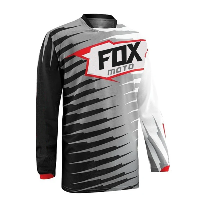 

Motorcycle mountain bike team downhill jersey MTB Offroad DH MX bicycle jersey locomotive country mountain moto fox bike jersey