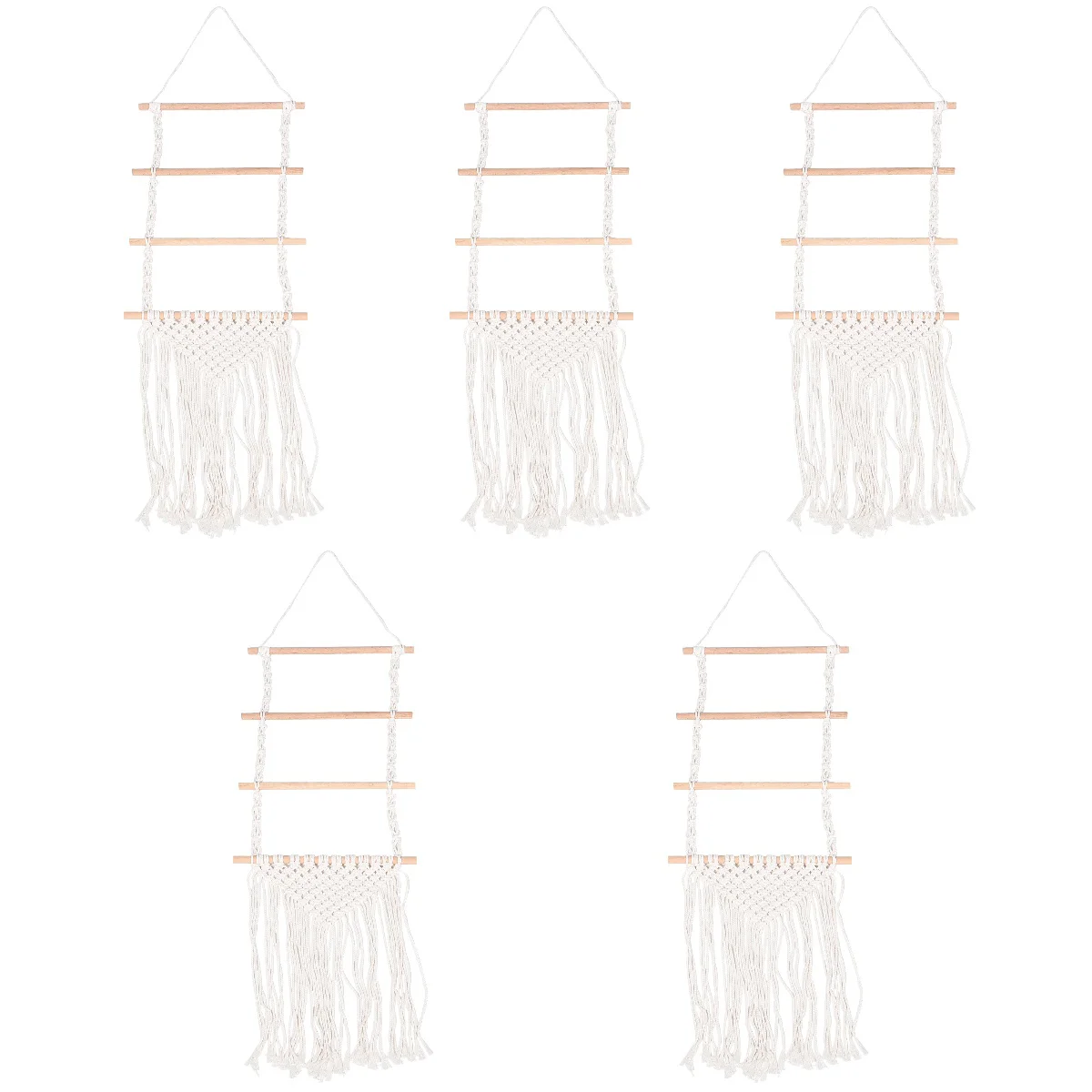 

Rope Headgear Hanger Hairpin Storage Rack Clips Hanging Bow Holder Cotton Braided