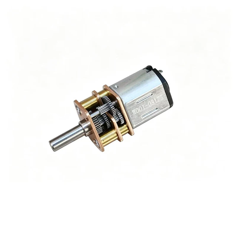 Фото Металлический редукторный двигатель ZGA12-N10 DC3V 3.7V 4.2V с валом 10D, передаточное число 1:216, 3.7V 63 об/мин №3