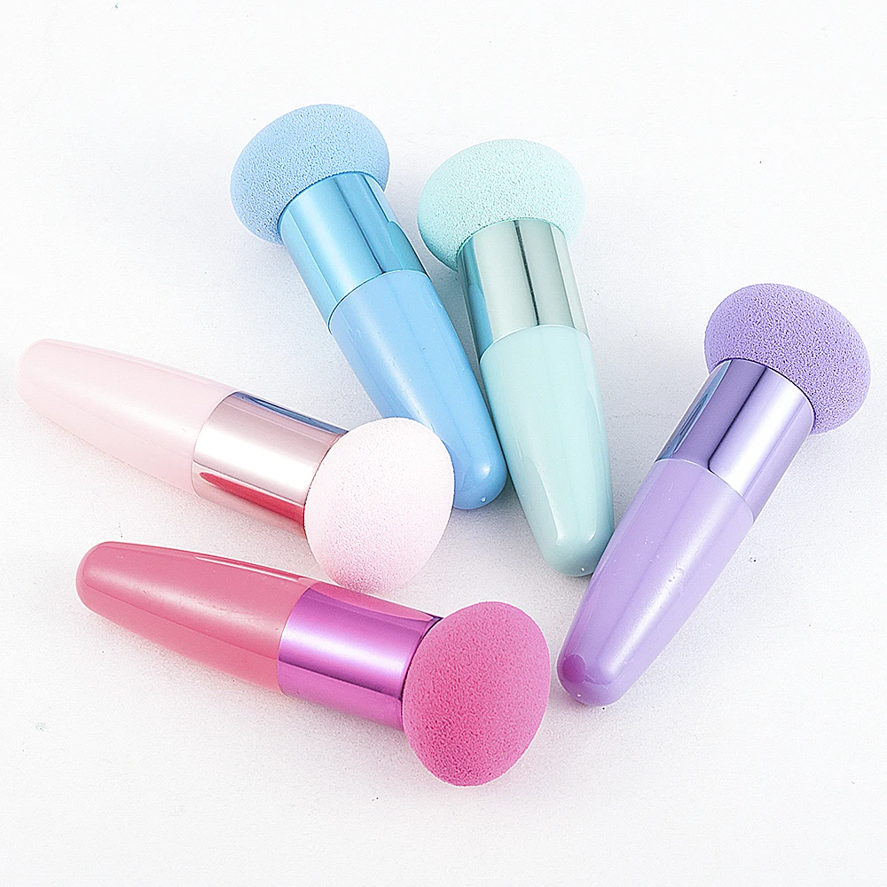 

1/10 Pcs Smooth Mushroom Head Makeup Foundation Sponge Blending Puff Powder Beauty Kit Professional Cosmetic Make Up Tools