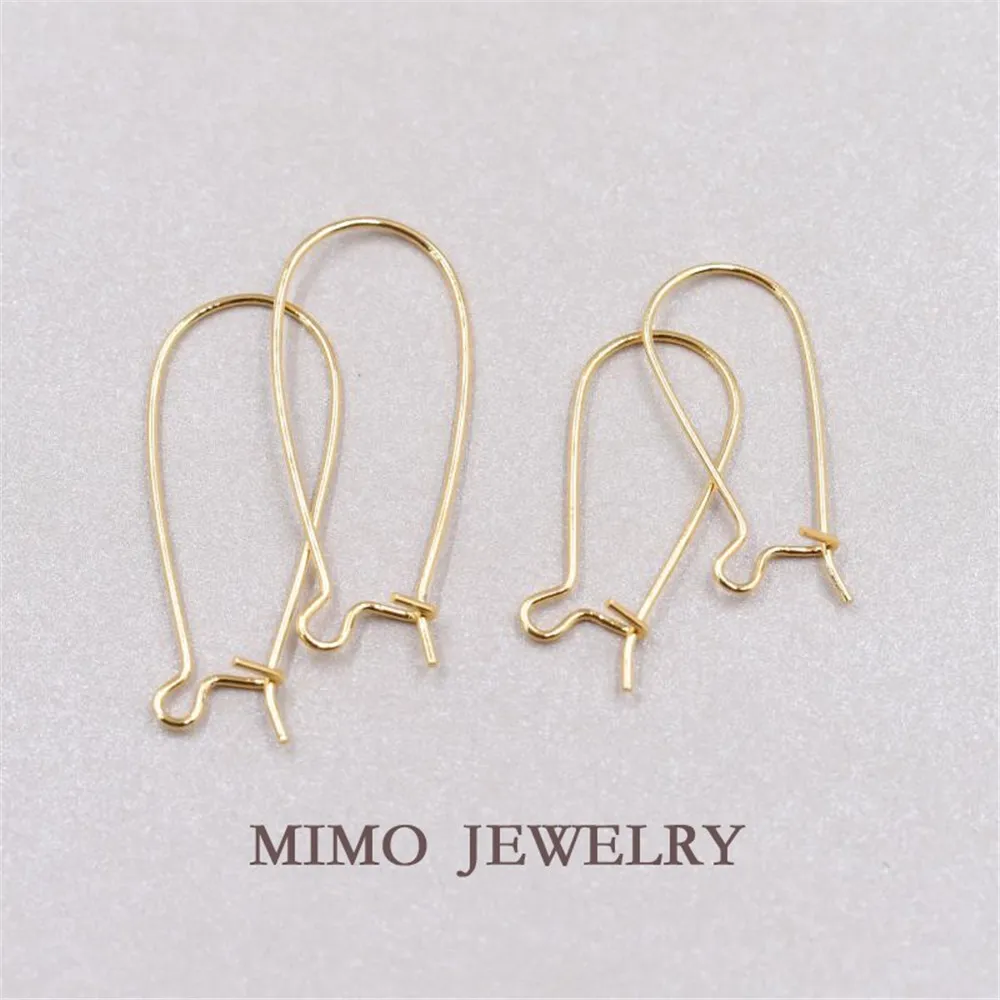 

Color-preserving copper plated 18k gold closed ear hook DIY hand ear accessories