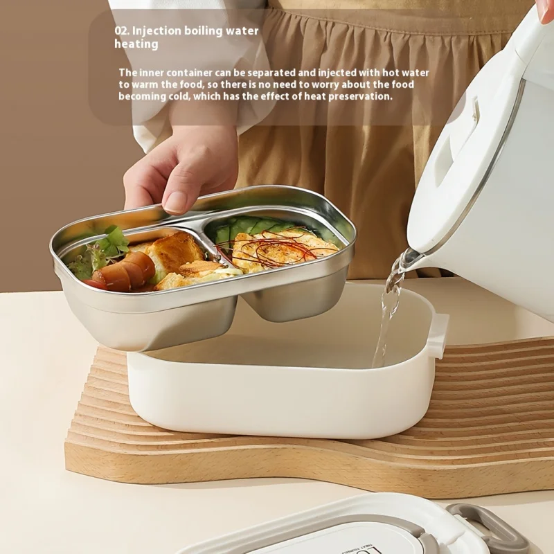 Изолированный Портативный Ланч-бокс из нержавеющей стали Bento-безопасен для