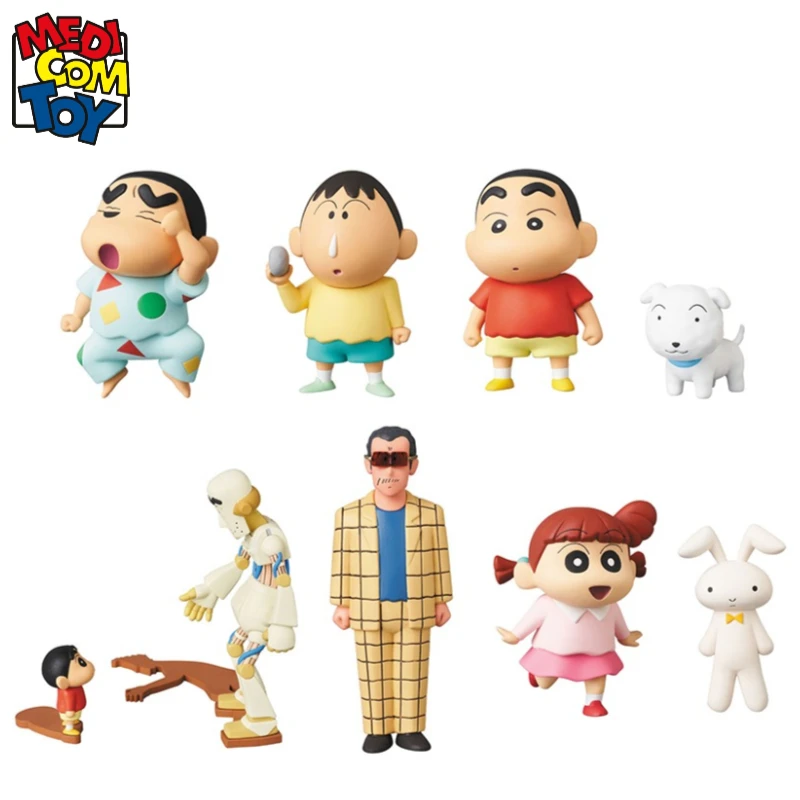 

Medicom Toy UDF Crayon Shin-chan4 Nohara Shinnosuke Shiro Sakurada Nene Figures Models Anime Toys Birthday Gifts Dolls Ornaments