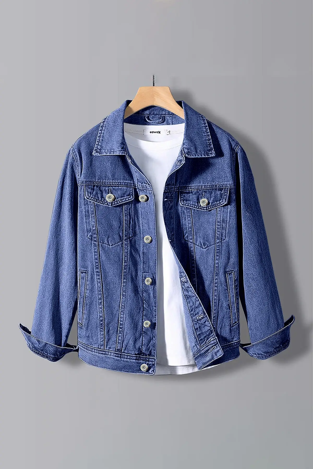 

Jeans Blue Men's Slim Fit Denim Jeans Jacket