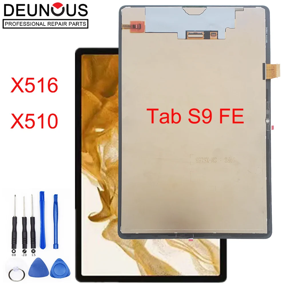 Новый качественный планшет 10 9 ''LCD для Samsung Galaxy Tab S9 FE X516 SM-X516B X510 дисплей