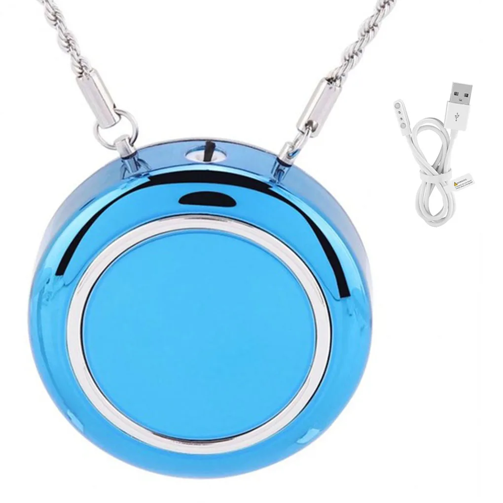 

Necklace Air Freshener Mini USB Portable Personal Wearable Necklace Negative Ionizer Anion Air Cleaner Air Purifier