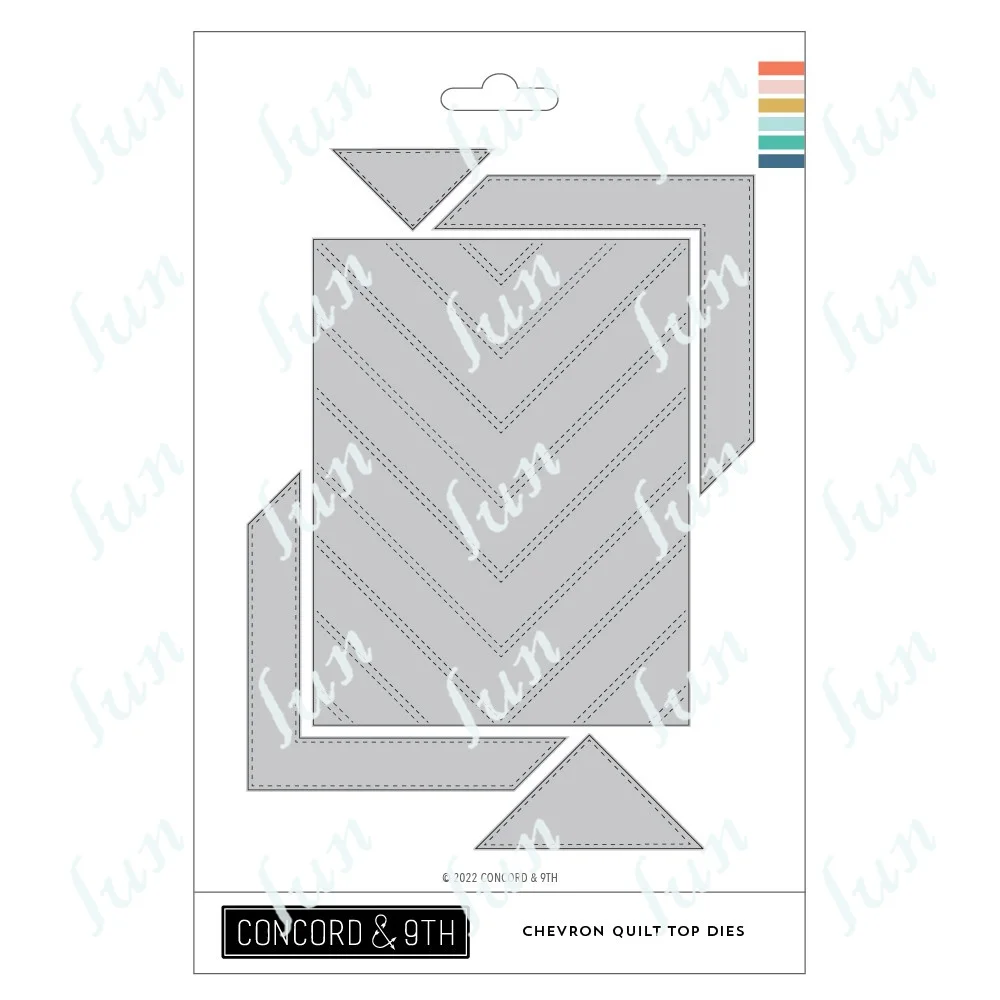 

2022 Hot Sale New Metal Cutting Dies Chevron Quilt Top Molds Reusable Handmade Diy Scrapbooking Diary Greeting Cards Decoration